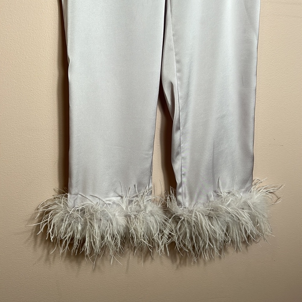 Nadine Merabi Darcie Light Lilac Pajama bottom size M-bottom only - Picture 6 of 15